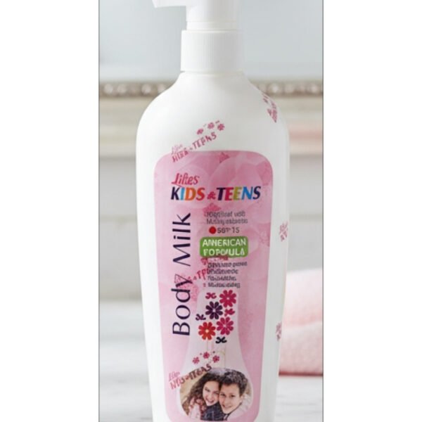 Lilies Kids and Teens Body Milk 400ml gentle moisturizing lotion