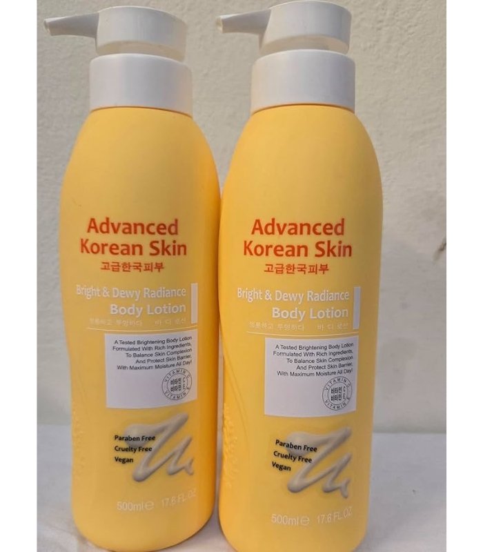 Advance Korean Gel Wash & Body Lotion Set for soft, smooth, and hydrated skin