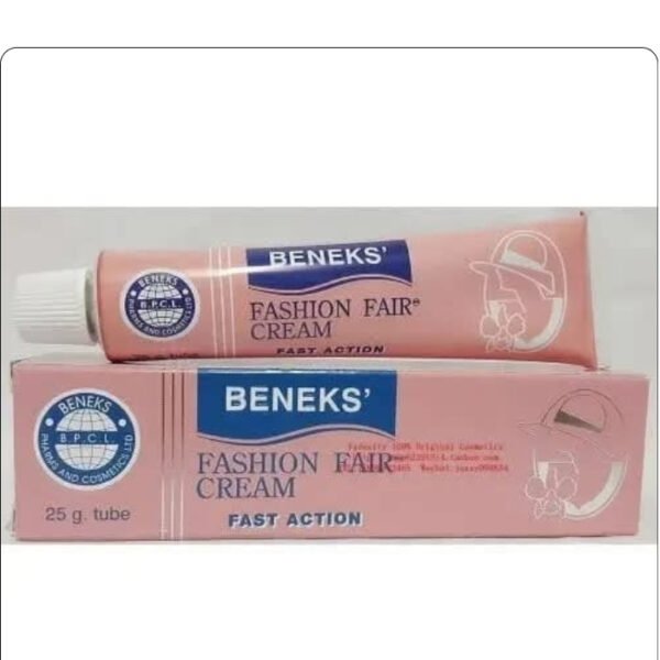 Beneks Fashion Fair Cream 25g for bright and even skin