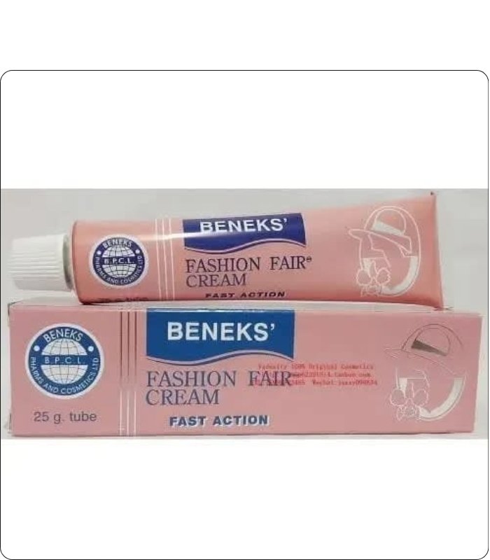 Beneks Fashion Fair Cream 25g for bright and even skin