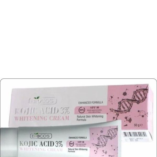 Biocos Kojic Acid Whitening Cream 50g for bright and smooth skin