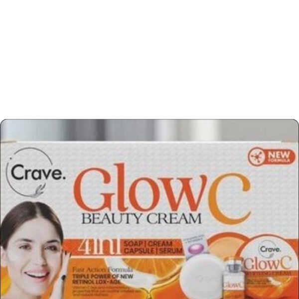 Crave GlowC Beauty Cream 4-in-1 Set for bright, hydrated, and even skin