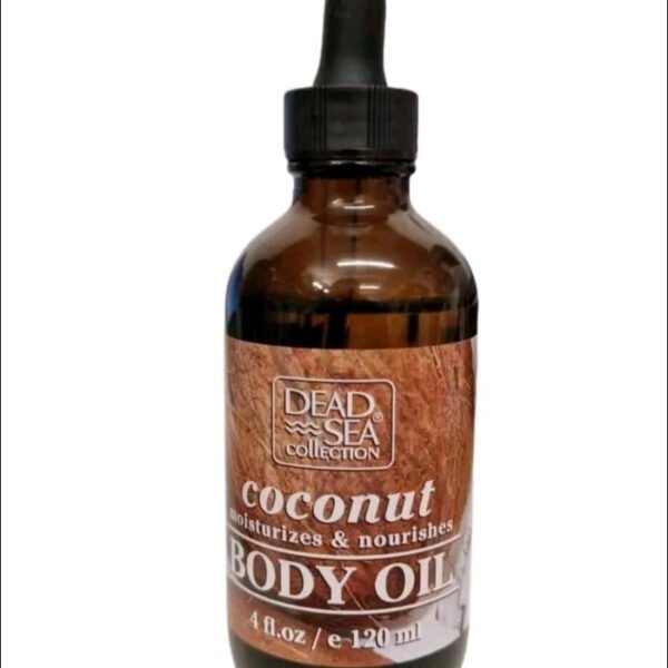 Dead Sea Collection Coconut Body Oil 120ml for smooth and hydrated skin