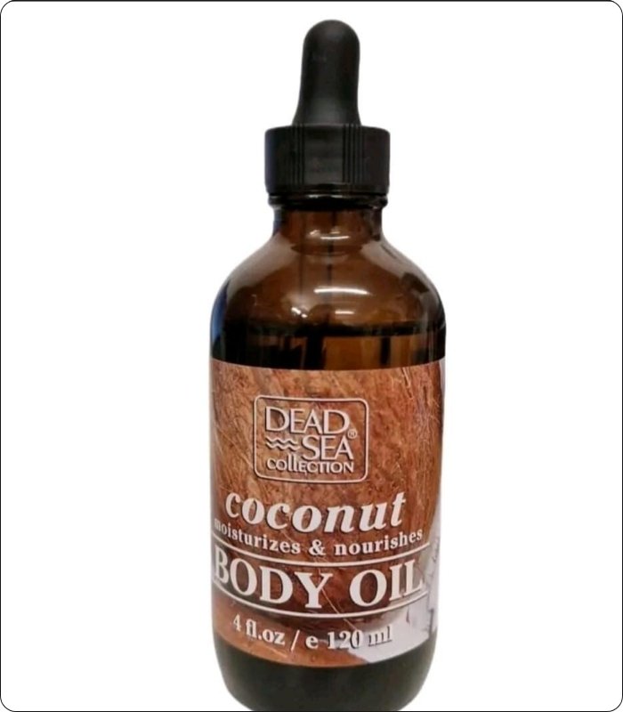 Dead Sea Collection Coconut Body Oil 120ml for smooth and hydrated skin