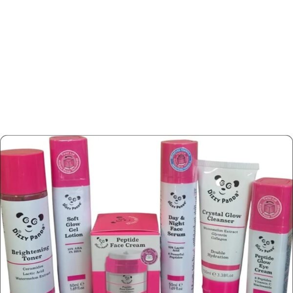 Dizzy Panda Skin Care Set for gentle cleansing, hydration, and radiant skin