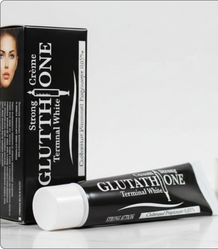 Gluta Glutathione Terminal White Strong Tube Cream 50g for brighter and even skin tonetoned skin