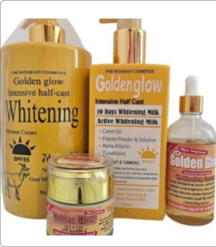Golden Glow Skincare Set for bright, hydrated, and radiant skin