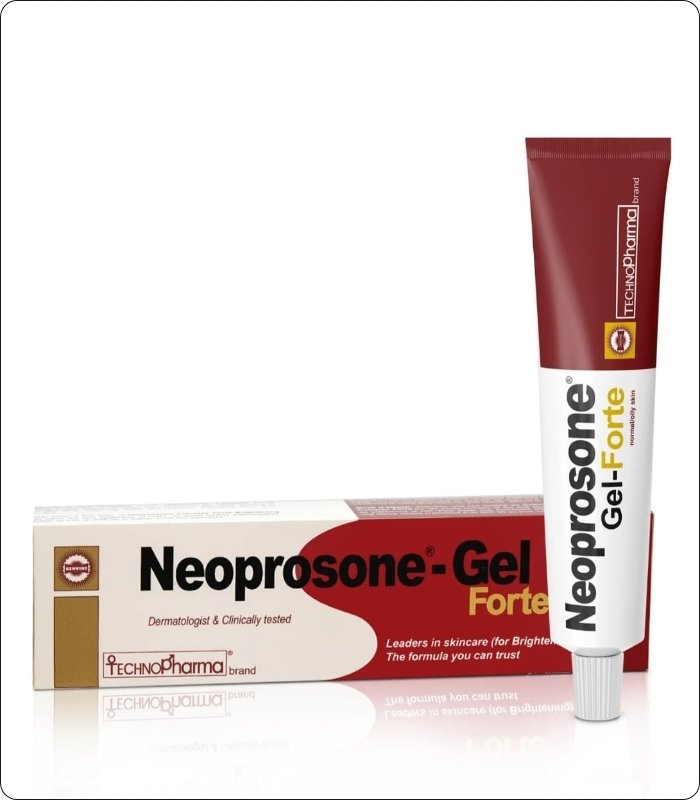 Neoprosone Gel-Forte 50g for smooth and clear skin