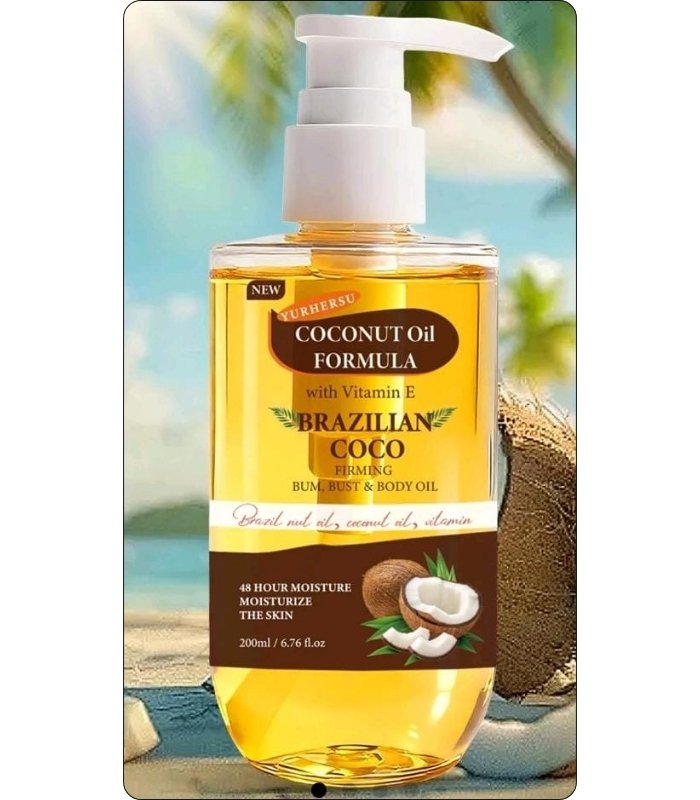 Palmer's Brazilian Coco Firming Bum, Bust & Body Oil 150ml for smooth and firm skin