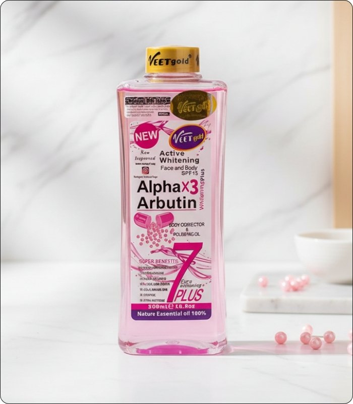 Veet Gold Alpha Arbutin Body Corrector and Polishing Oil 500ml