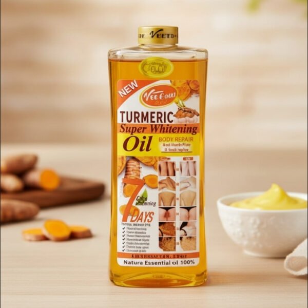 Veet Gold Turmeric Oil 1000ml for soft and glowing skin