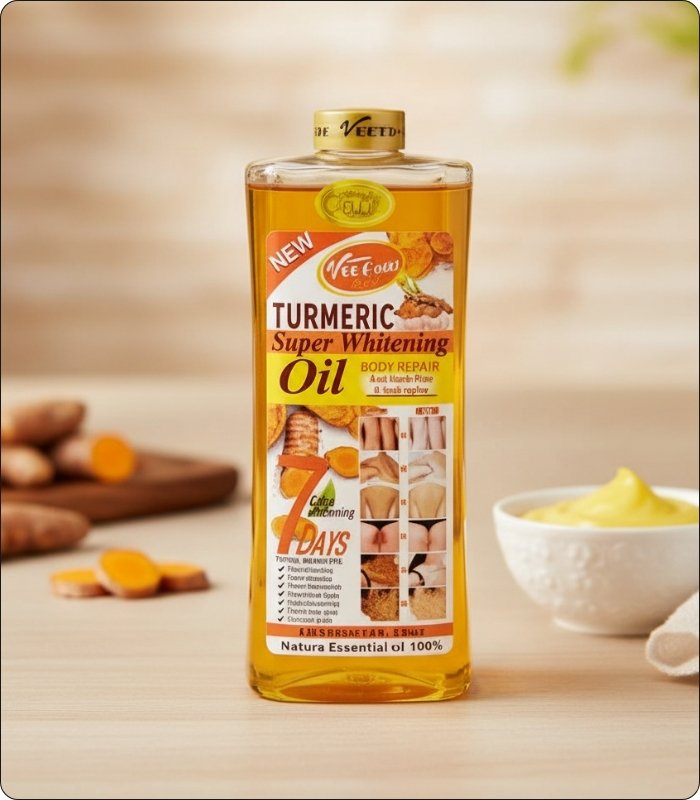 Veet Gold Turmeric Oil 1000ml for soft and glowing skin